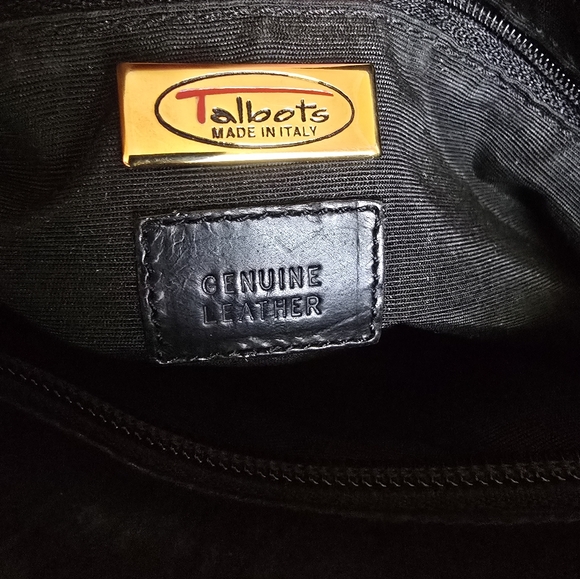 Talbots Black and Brown Woven Tote - Picture 7 of 7